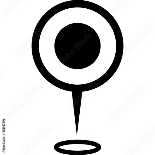 Business Pin location Illustration