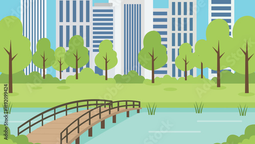 City Park Lake Spring Morning