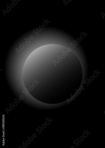 Der Mond am Nachthimmel 