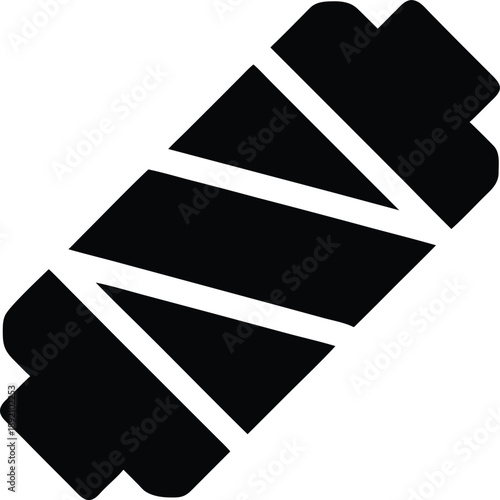 embroidery thread spool silhouette vector illustration on transparent background