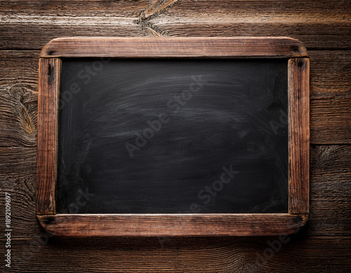 Blank Black Picture Frame. Wood picture frame isolated on white background with clipping path . Image display concept