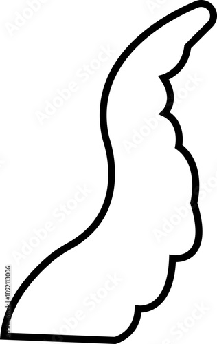 Octopus Tentacle Icon, Vector Sea Monster Arm Silhouette, Kraken Tentacles Symbol, Curled octopus tentacles Marine Animal for Logo ultra sharp focus, sea life, Tattoo, Game, Fantasy Design template