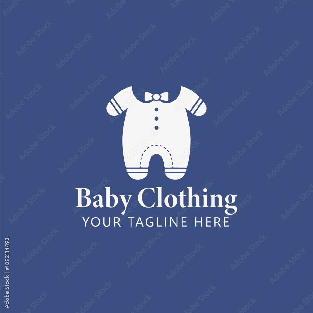 Obraz premium Baby clothing logo design. Vector Sign for Logos, Labels, and Icons.
