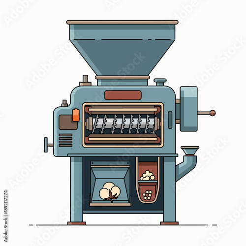 Industrial machine for processing agricultural products into valuable edible oils and byproducts