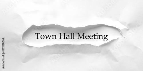 town hall meeting
