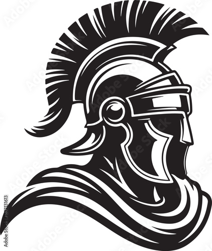 Ancient warrior helmet