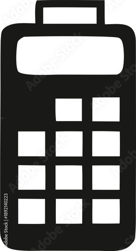 Classic calculator icon representing mathematical operations