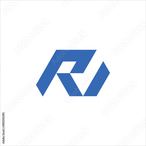 RV abstract logo vector