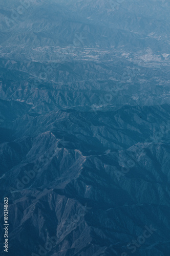 Sky view of the Bay Of Tokyo. 
Japan from above. 