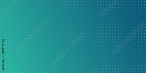 Modern abstract background showcasing a digital gradient blending from energetic teal to calm blue with a textured dot pattern