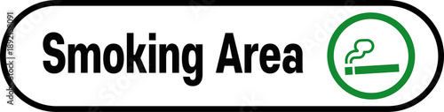 Smoking Area Sign
