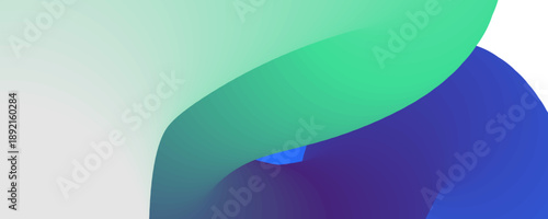 abstract colorful curved shapes design element