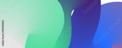 Abstract Colorful Smooth Gradient Design Illustration