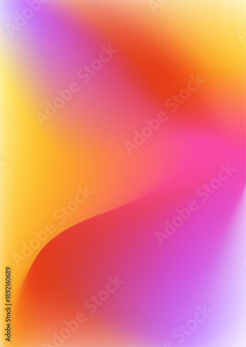 Dynamic abstract background with flowing liquid mesh gradient in hot pink orange and purple hues for modern advertising and creative art