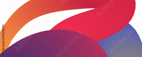Colorful Abstract Waves Illustration in Bright Tones for Creative Design