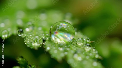 Subtle Microcosmic Movement Capturing gentle, imperceptible motion within a magnified natural environment.