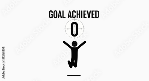 Goal Achieved Success Celebration.