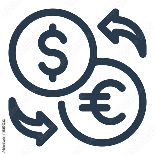 Currency exchange money conversion service