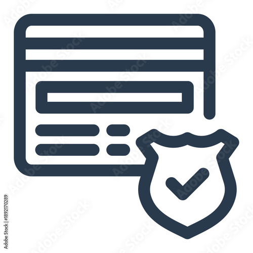 Secure online payment verification with protected credit card