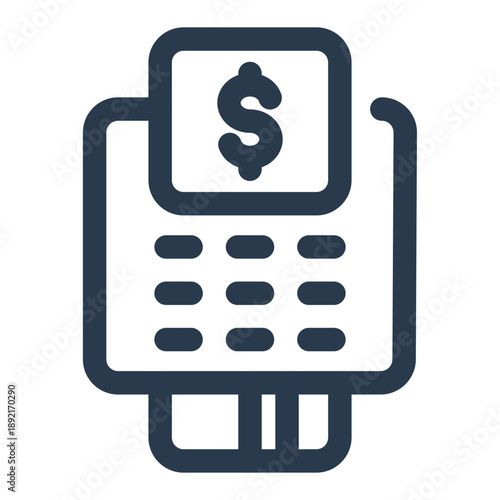 POS terminal for cashless retail payment processing