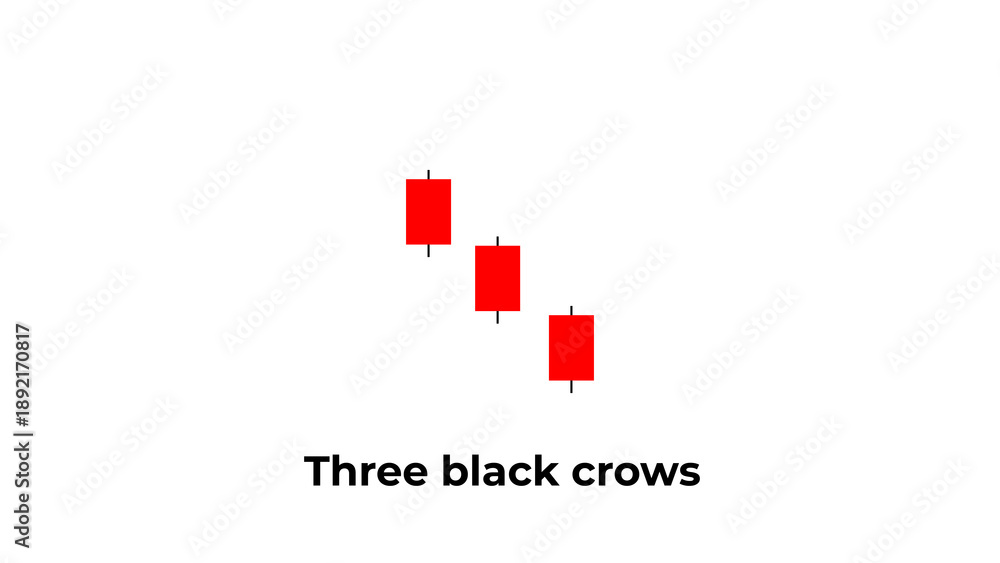 Obraz premium Stock market candlestick pattern hammer