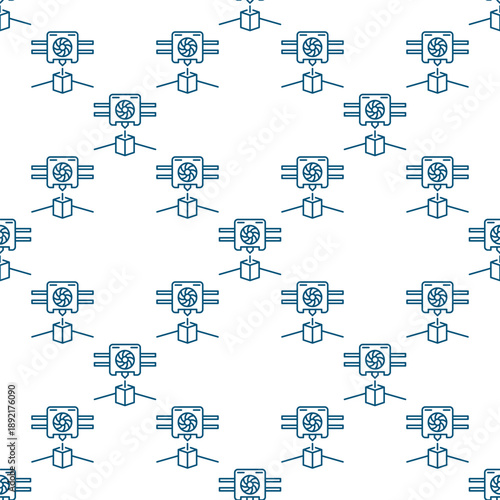 Wallpaper Mural Vector 3D Printing outline minimal seamless pattern Torontodigital.ca