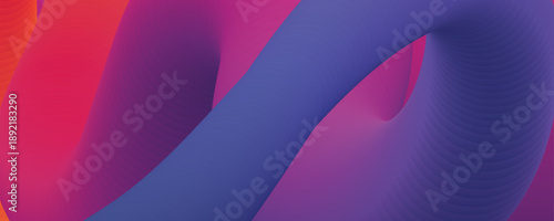 colorful abstract shapes and lines in purple and pink hues