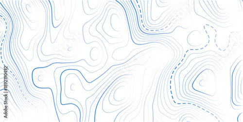 Abstract pattern with lines seamless pattern and topography.Modern design with White background with topographic wavy pattern design. seamless cartography ware frame area contour topo grid map.