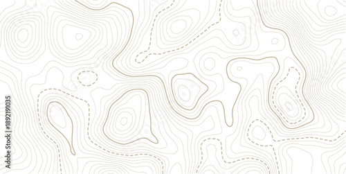 Topographic map patterns, topography line map.Geographic abstract pattern. The topo contour or wallpaper.. Modern design with White background with topographic wavy pattern design.