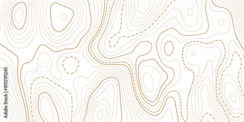 Abstract topo contour map on white background, Topographic map Topographic contour lines map seamless pattern.Design illustration for wall art, fabric, packaging, web, banner, wallpaper.
