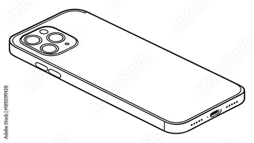 A smart phone vactor illustration 