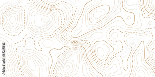 Abstract topo contour map on white background, Topographic map Topographic contour lines map seamless pattern.Design illustration for wall art, fabric, packaging, web, banner, wallpaper.
