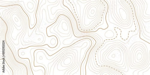 abstract golden topography background. gold topo. seamless background.Design illustration for wall art, fabric, packaging, web, banner, wallpaper.