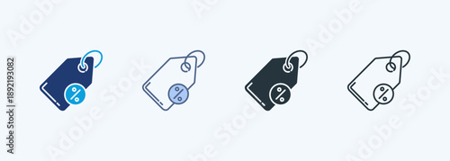 Tag Multiple Style Icon Collection