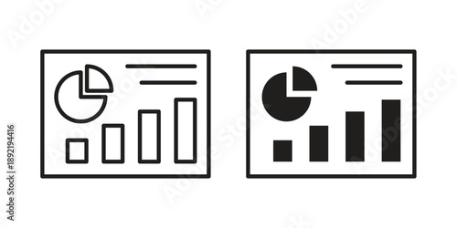 Dashboard icon vector isolated on white background. Simple icon set.