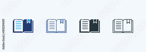 Bookmark Multiple Style Icon Collection