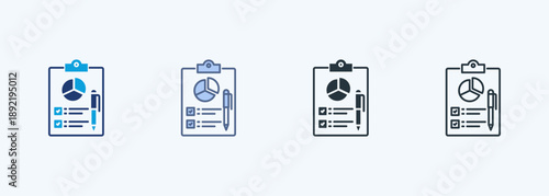 Report Multiple Style Icon Collection