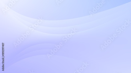 Tableau sur toile A soft periwinkle abstract background featuring elegant flowing curves