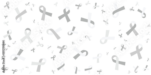 Background seamless pattern abstract colorful awereness ribbon