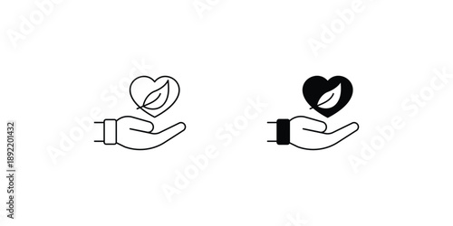 Healing  set icon with white background vector stock illustration