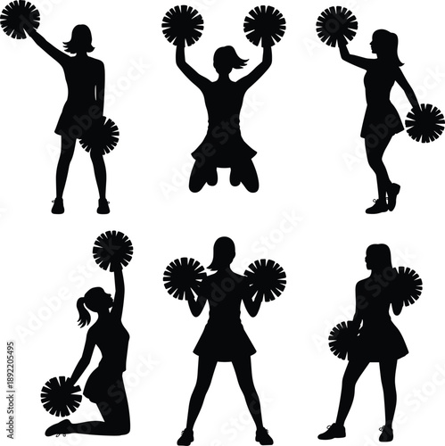 Large collection of ancient spear and polearm silhouettes featuring various historical weapon designs for medieval combat and warrior illustrations.