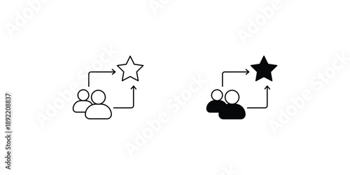 Conversion  set icon with white background vector stock illustration