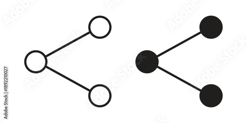 Share icon vector isolated on white background. Simple icon set.