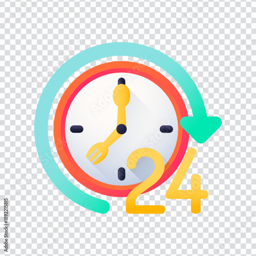 24/7 Service Clock
