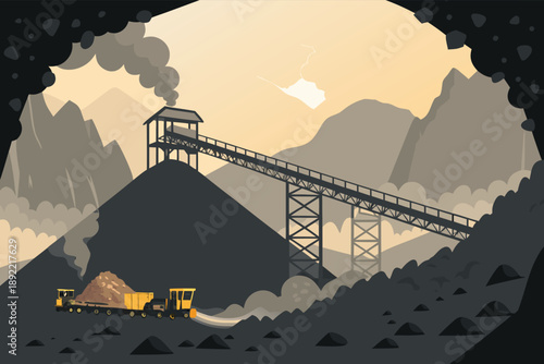 Coal Mining Cavern Conveyor Belt