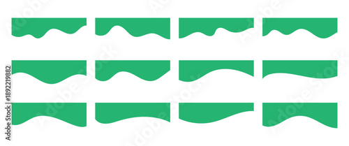 Geometric shapes curve lines abstract website divider used for Website Layouts and Decorative Element. Vector illustration.