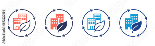 Business Renewal Consistent and versatile vector icons illustrating essential concepts in various styles