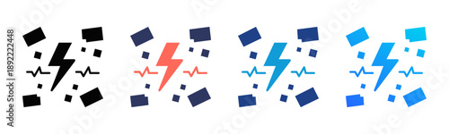 Disruption Consistent and versatile vector icons illustrating essential concepts in various styles