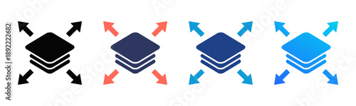 Scalability Consistent and versatile vector icons illustrating essential concepts in various styles