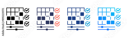 Standardization Consistent and versatile vector icons illustrating essential concepts in various styles